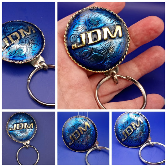 Subaru WRX STI JDM Keychain - "JDM" Racing Style Car Accessory